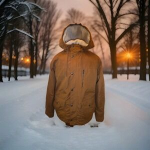 Old‎ Navy Sherpa Lined Brown Winter Coat Size Large